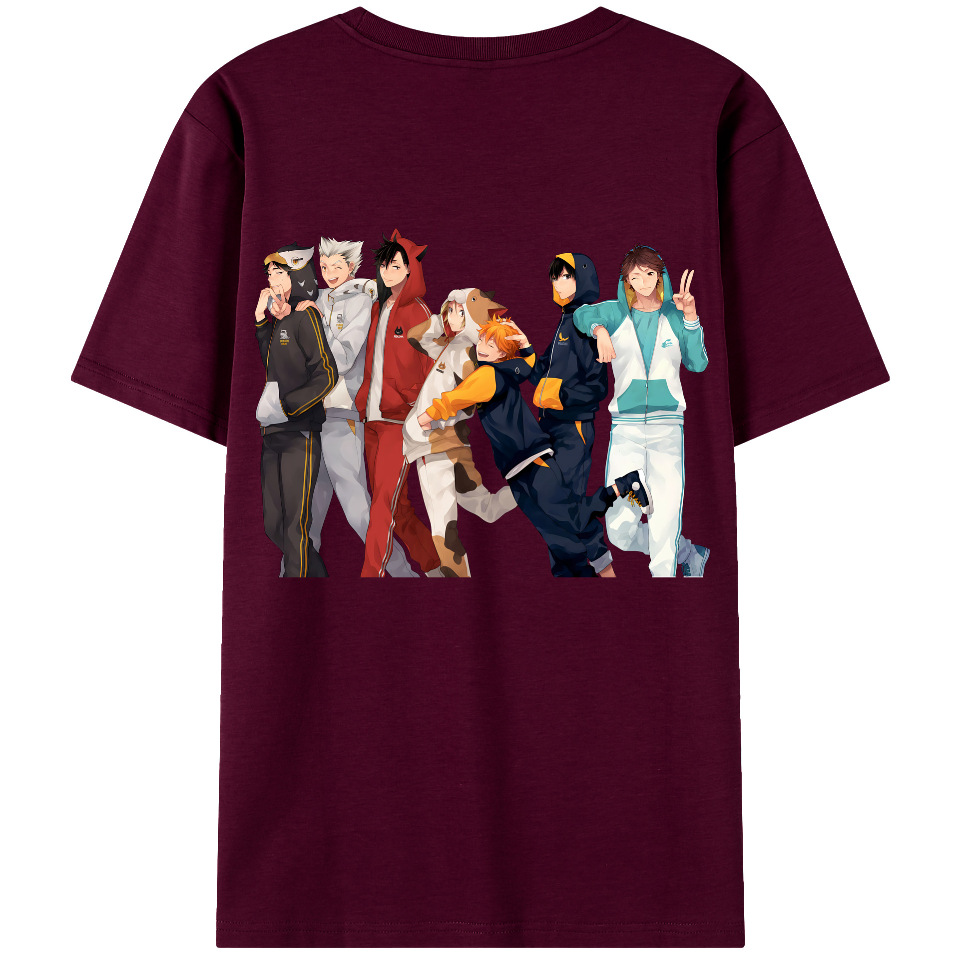 （画像用） ハイキュー!! Haikyu!! レディース半袖Tシャツ(バックプリント)